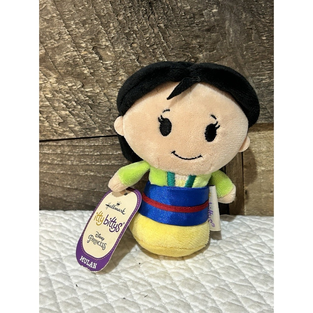 Hallmark ITTY BITTYS Bitty DISNEY PRINCESS MULAN Plush‎ New + Tag